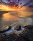 USA-New Jersey-Cape May National Seashore Sunrise on shoreline Art Print